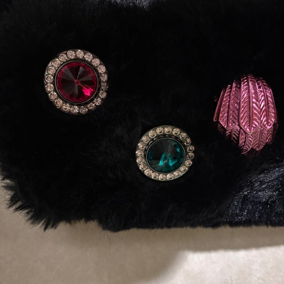 Kurt Geiger London Jewel Faux Fur Kensington Bag - Picture 11 of 14